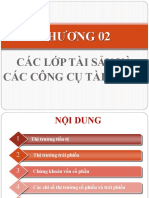 Chương 02: Các Lớp Tài Sản Và Các Công Cụ Tài Chính