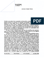 Formação de Psic6logos No Brasil-I: Antonio Gomes Penna