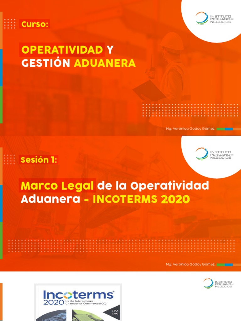 Sesion 1 - Operatividad y Gestion Aduanera | PDF