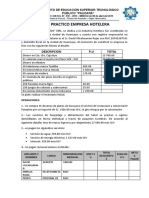 Caso Practico Empresa Hotelera: Descripcion P.U Total