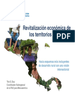 Revitalización económica rural con enfoque intersectorial