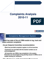 HDFC Bank Complaint Analysis