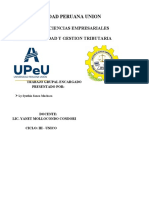 Universidad Peruana Union: Facultad de Ciencias Empresariales E.P. Contabilidad Y Gestion Tributaria