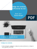 Código de Conduta Profissional Do AAI: Prof. Dr. Elaine Borges