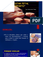 Bienestar Fetal Anteparto: Dra. Pichén León, Yhany