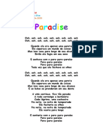 Paradise (Tradução) - Coldplay - VAGALUME, PDF, Ambiente