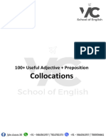 Useful Adjective + Preposition Collocations