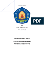 Manajemen Perusahaan Jurusan Administrasi Bisnis Politeknik Negeri Kupang