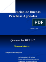 Certificación de Buenas Prácticas Agrícolas