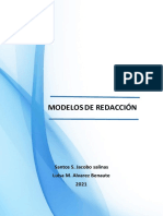 Modelos de Redacción: Santos S. Jacobo Salinas Luisa M. Alvarez Benaute 2021