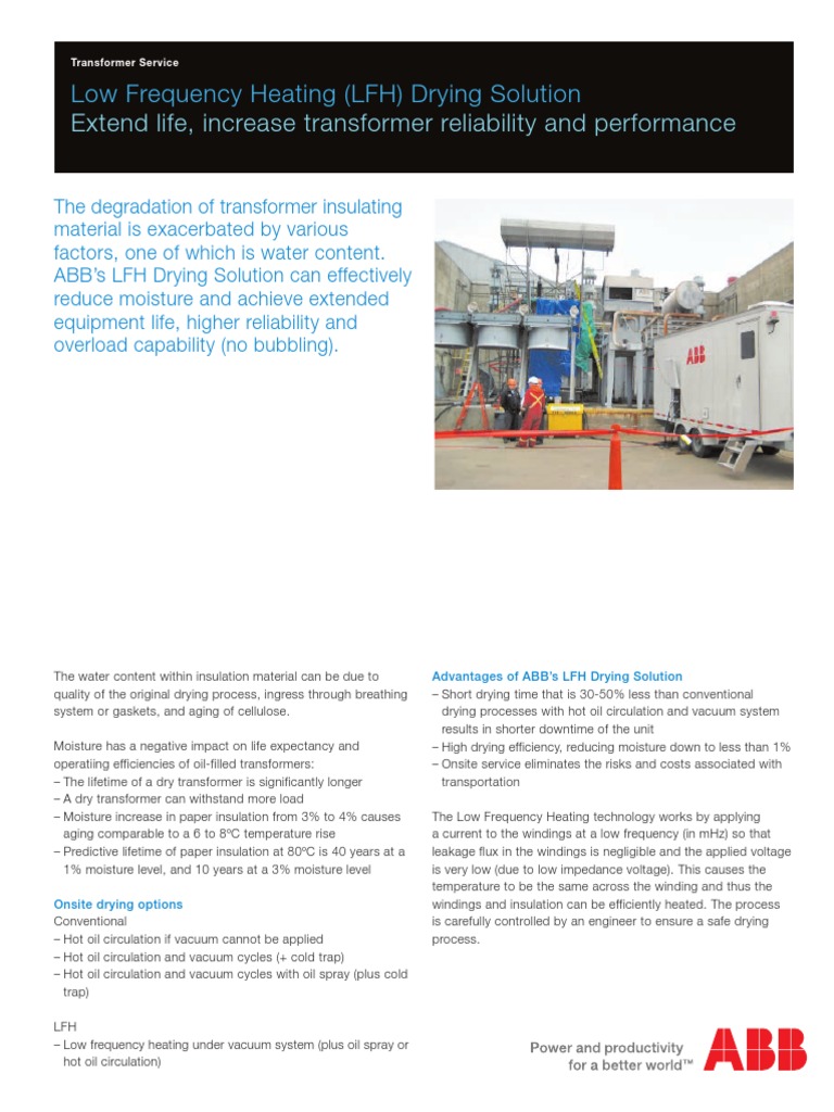 Low Frequency Heating PDF Transformer Insulator (Electricity)