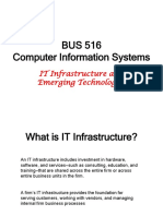 BUS 516 Computer Information Systems: IT Infrastructure and Emerging Technologies