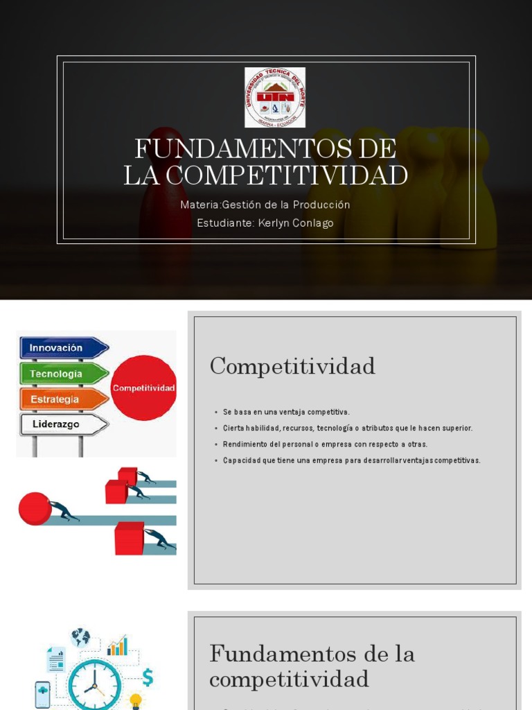 Fundamentos de la Competitividad Empresarial | PDF | Mercado (economía ...