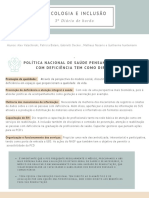 Política de saúde e inclusão da pessoa com deficiência