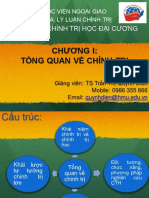 Chương I: Tổng Quan Về Chính Trị