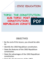 1963 Republican Constitution