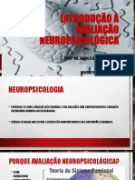 Introdução À Avaliação Neuropsicológica: Prof Me. Camila de Masi Teixeira Cetcc Neuropsicologia - 2017