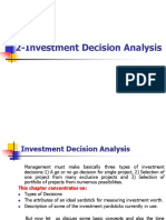 Investment Decision Analysis: Time Value of Money and Project Evaluation Techniques