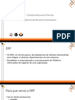 ERP - Enterprise Resource Planning (Planejamento de Recursos Empresariais)