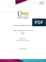 Anexo 2 - Guía para El Desarrollo de La Actividad Experiencia de Mediación Literaria