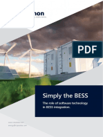 Simply The BESS Simply The BESS: The Role of Software Technology in BESS Integration
