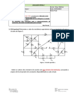 (3,0 Pontos) : Determine o Valor Da Resistência Equivalente Entre Os Terminais A-B para o Circuito Da Figura 1