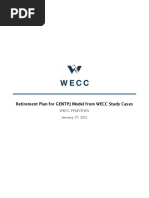 (Reporte) (WECC) (2021) Retirement Plan For GENTPJ Model From WECC Study Cases