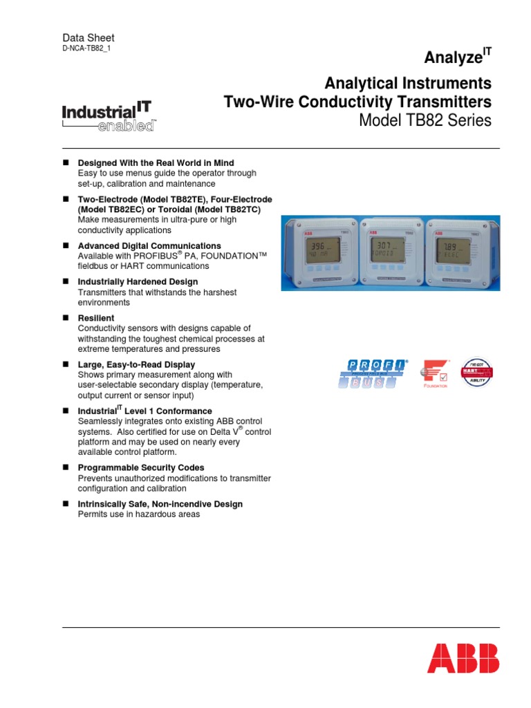 Transmitter TB82 English | PDF | Screw | Calibration