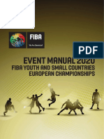 Event Manual 2020: FIBA Youth and Small Countries European Championships