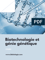 Cours de Biotechnologie Et Génie Génétique