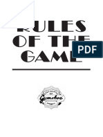 Gumshoe 1985 Game - Rules