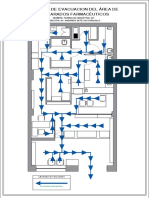 Croquis de Evacuacion Del Área de Preparados Farmacéuticos
