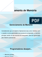 Gerenciamento de Memória: Prof. João Giardulli