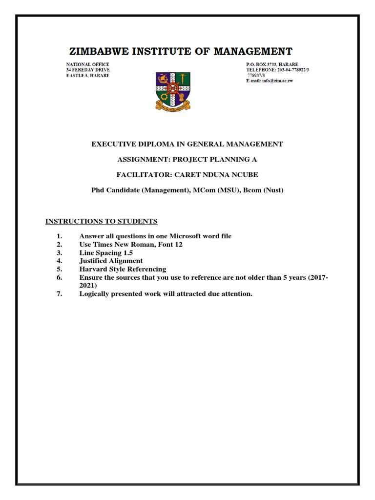Assignment Project Planning A | PDF | Net Present Value | Economies