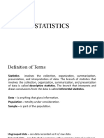 STATISTICS