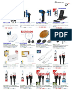 Leitores código de barras, carregadores QI e cabos USB