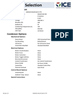 Condenser Selection: Project Information