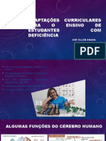 Adaptações Curriculares para O Ensino DE Estudantes COM Deficiência