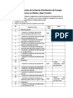 Ejercicio de Project Unidad VI. Ampliación de La Red de Distribución de Energía Eléctrica en Media y Baja Tensión