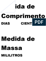 Medida de Comprimento: Dias Científica