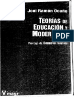 Teoria de La Educacion y Modernidad PEDAGOGIA