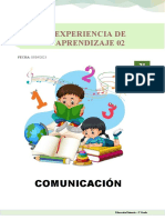 Comunicación: Experiencia de Aprendizaje 02