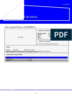 Vista General de Pieza: Pieza: Inyector/Porta-iny. (Ref B04801A)