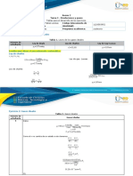 Anexo 2 Tarea 3 - Disoluciones y Gases Nombre y Apellidos: Código (Documento de Identidad) Nombre Del Tutor: Programa Académico