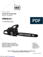 Operator's Manual: 55cc 2-Cycle Gasoline Chain Saw