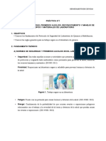 Práctica #1 - Protocolo de Seguridad y Primeros Auxilios en Laboratorio y Reconocimiento y Manejo de Equipos, Instrumentos y Materiales de Laboratorio