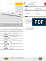 Multipurpose Watertight Luminaire: Part No