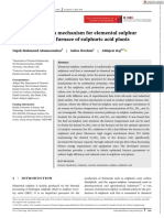 Can J Chem Eng - 2021 - Abumounshar - A Detailed Reaction Mechanism For Elemental Sulphur Combustion in The Furnace of