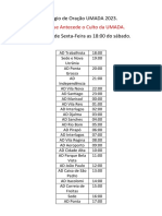 Relógio de Oração Atualizado