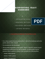 Gastrointestinal Tract Hormones